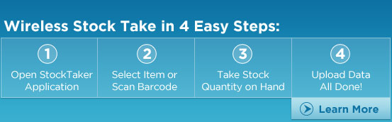 StockTaker: Wireless Stock Take Steps
